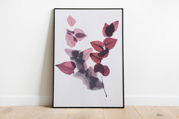 Leaf Nature Poster Watercolor Illustrations