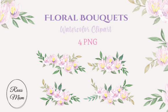 Watercolor Floral Bouquets